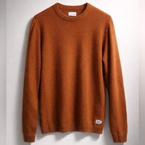 Frank & Oak Rust Crewneck Sweater
